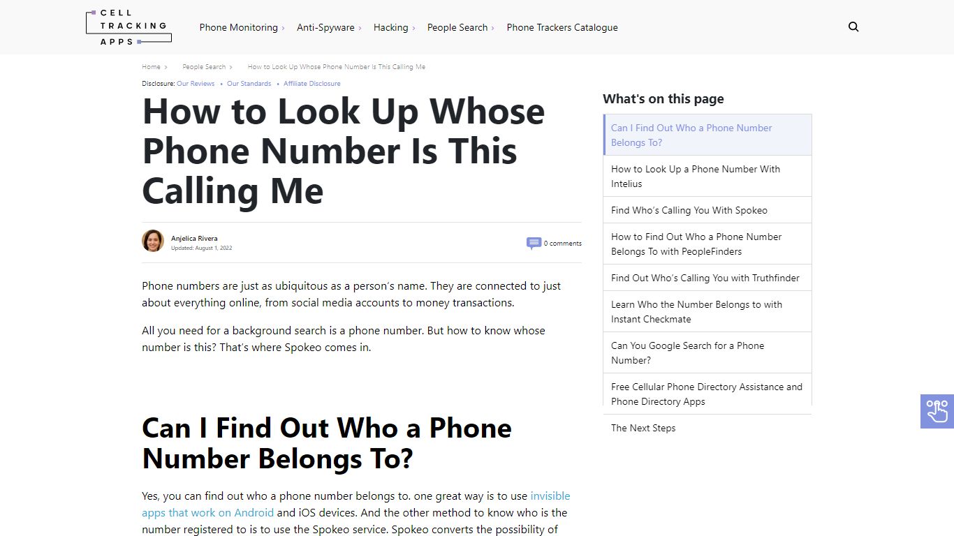 How to Look Up Whose Phone Number Is This Calling Me - CellTrackingApps